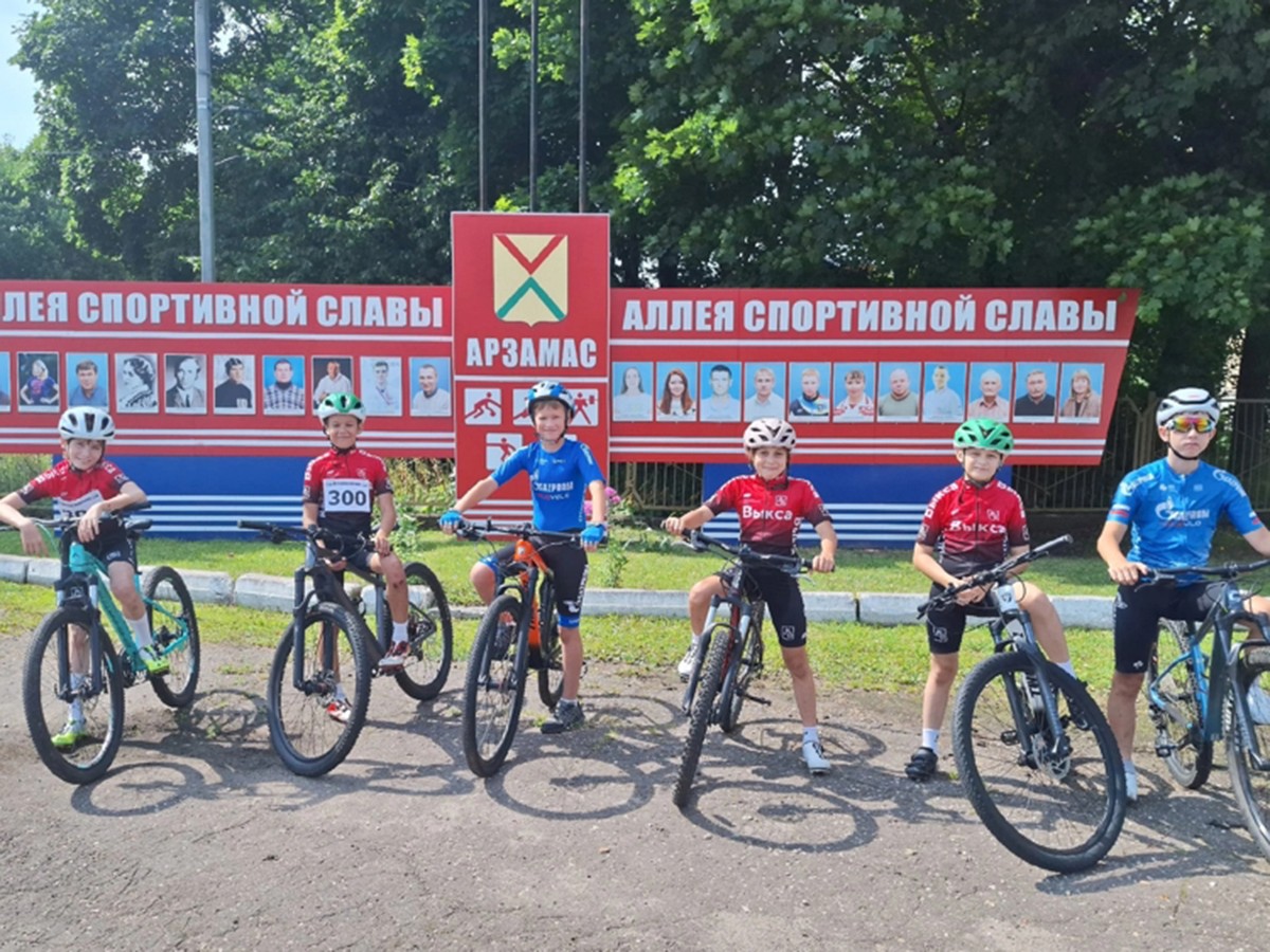 В Арзамасе наши велосипедисты завоевали четыре медали