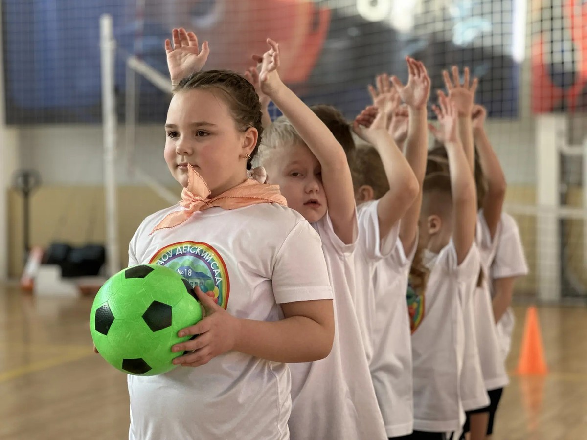 Детсадовцы показали спортивный дух