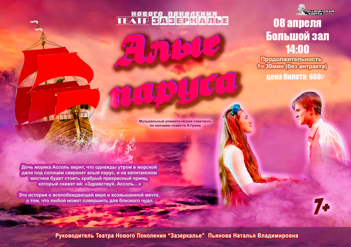 Спектакль “Алые паруса”