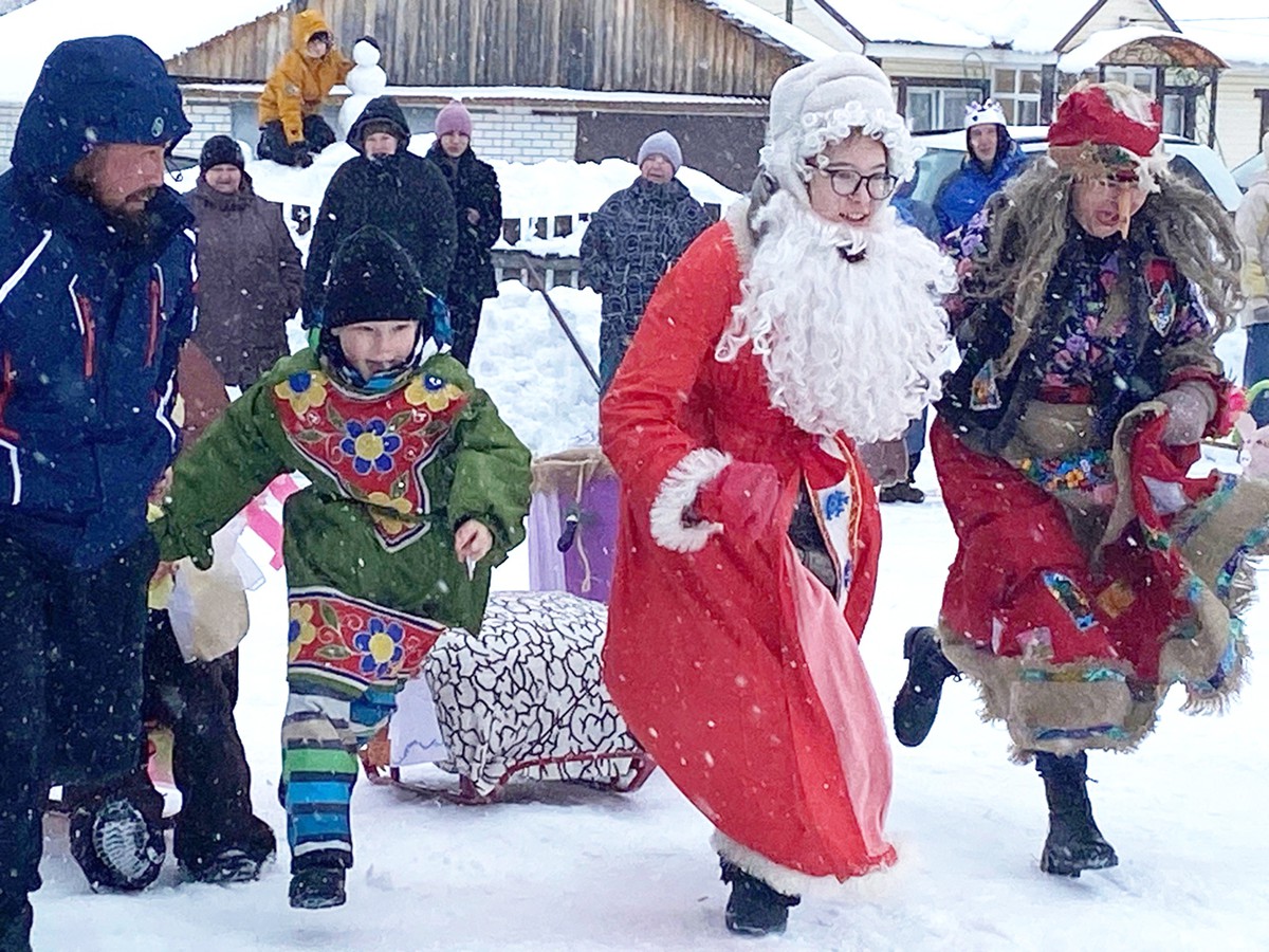 В Верхней Верее состоялся Х Фестиваль санок