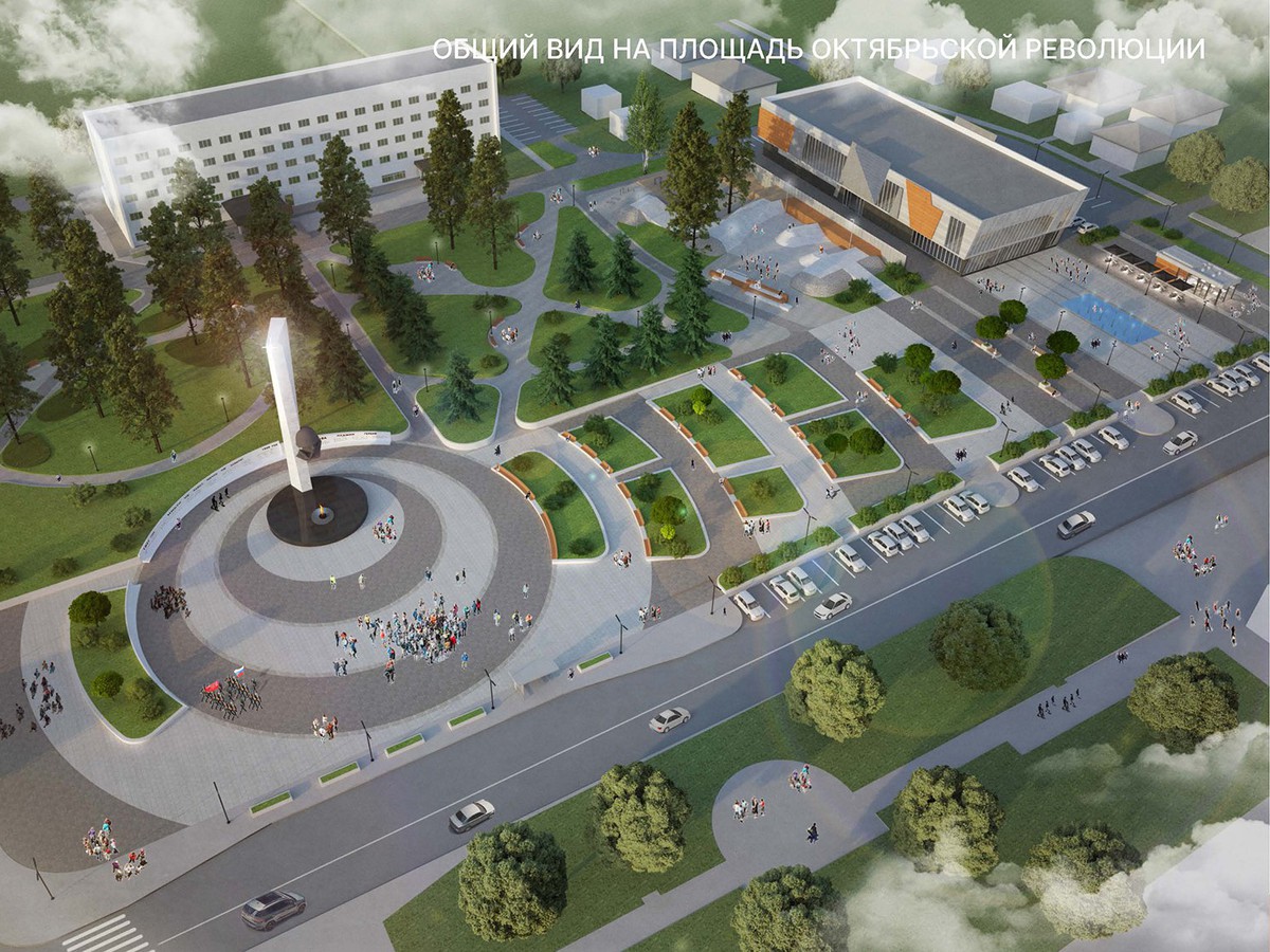 Строительством фонтана на площади Октябрьской революции займётся компания «Вертикаль»