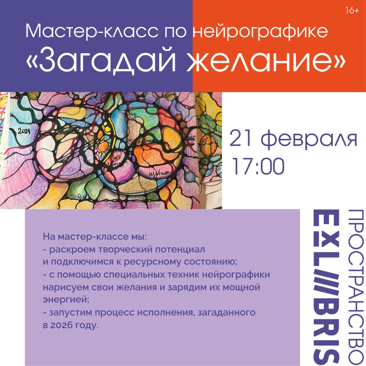 Мастер-класс по нейрографике «Загадай желание»