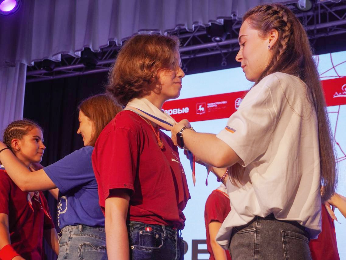 В детском центре Лазурный впервые началась спортивная смена ГТО «Движения Первых»