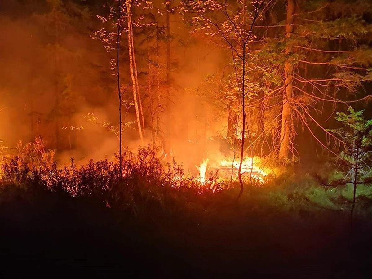 В округе установлен III класс пожароопасности