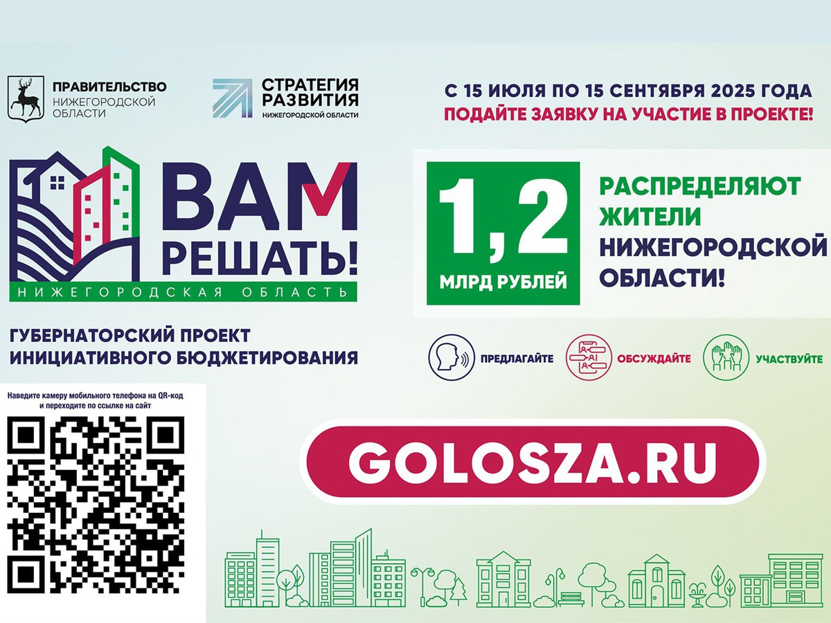 На участие в проекте «Вам решать!» от муниципалитета подано 13 заявок