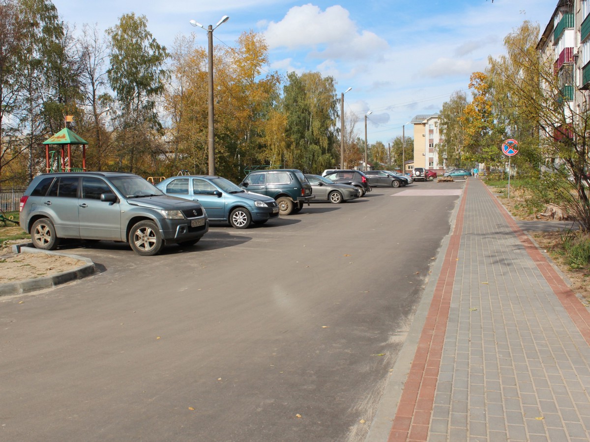 В микрорайоне Гоголя завершены работы по благоустройству двора дома №50