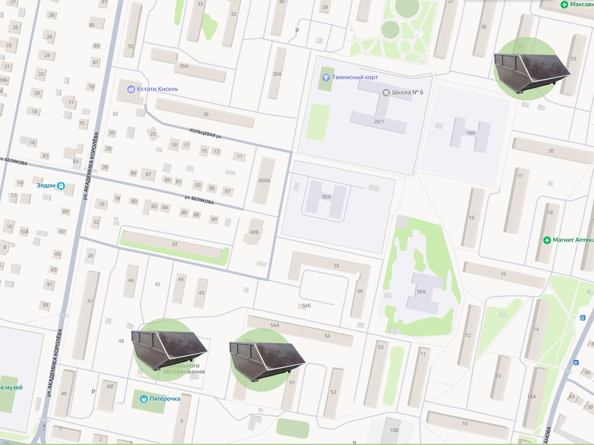 В м-оне Гоголя изменились места складирования крупногабаритных отходов