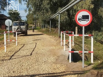 На улице Конышева в Шиморском восстановили плотину