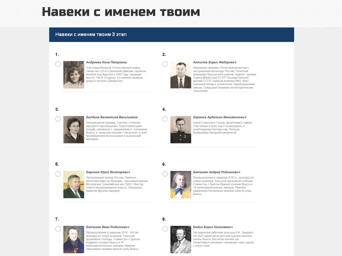 В списке осталось 40 имён