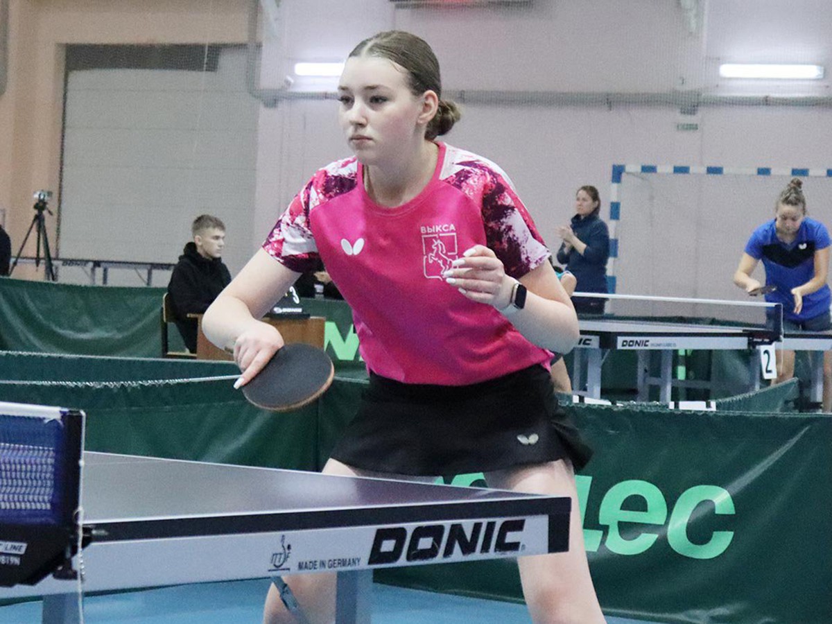 Выкса примет третий тур чемпионата Профессиональной лиги настольного тенниса