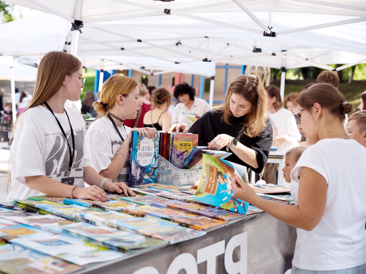 В Выксе второй раз прошел Летний книжный фестиваль «Смены»