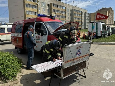 В Выксе прошли масштабные учения по гражданской обороне