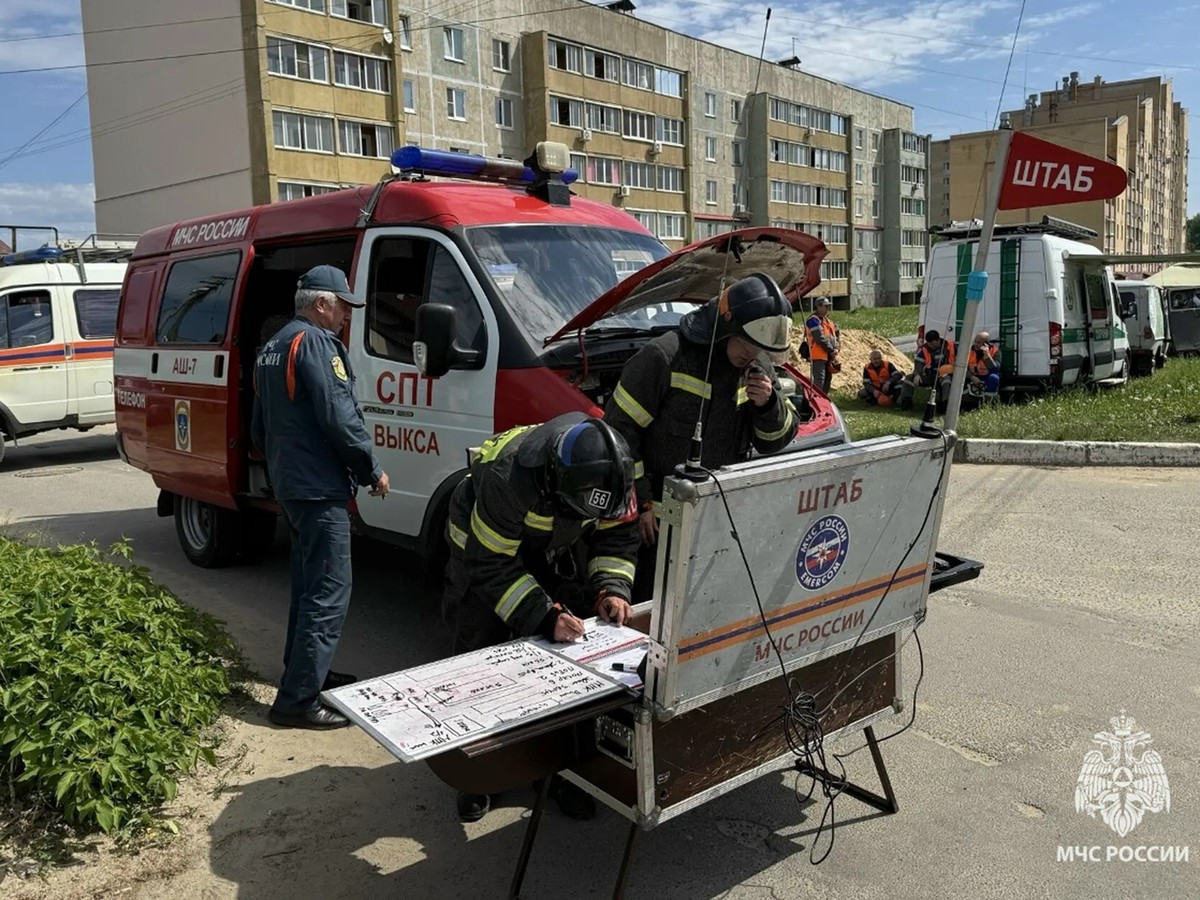 В Выксе прошли масштабные учения по гражданской обороне