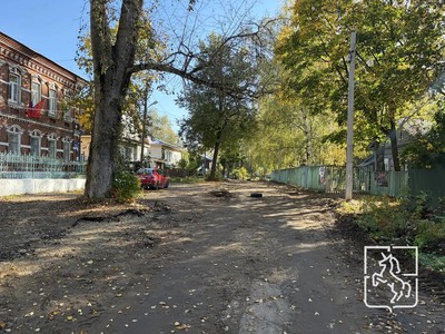 Начат ремонт дороги в переулке Пионера