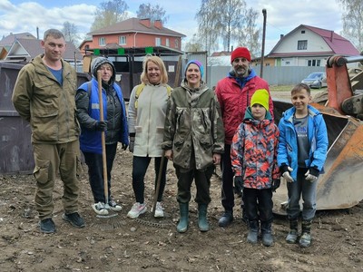 В субботу, 25 апреля, пройдёт субботник на контейнерной площадке на улице Циолковского