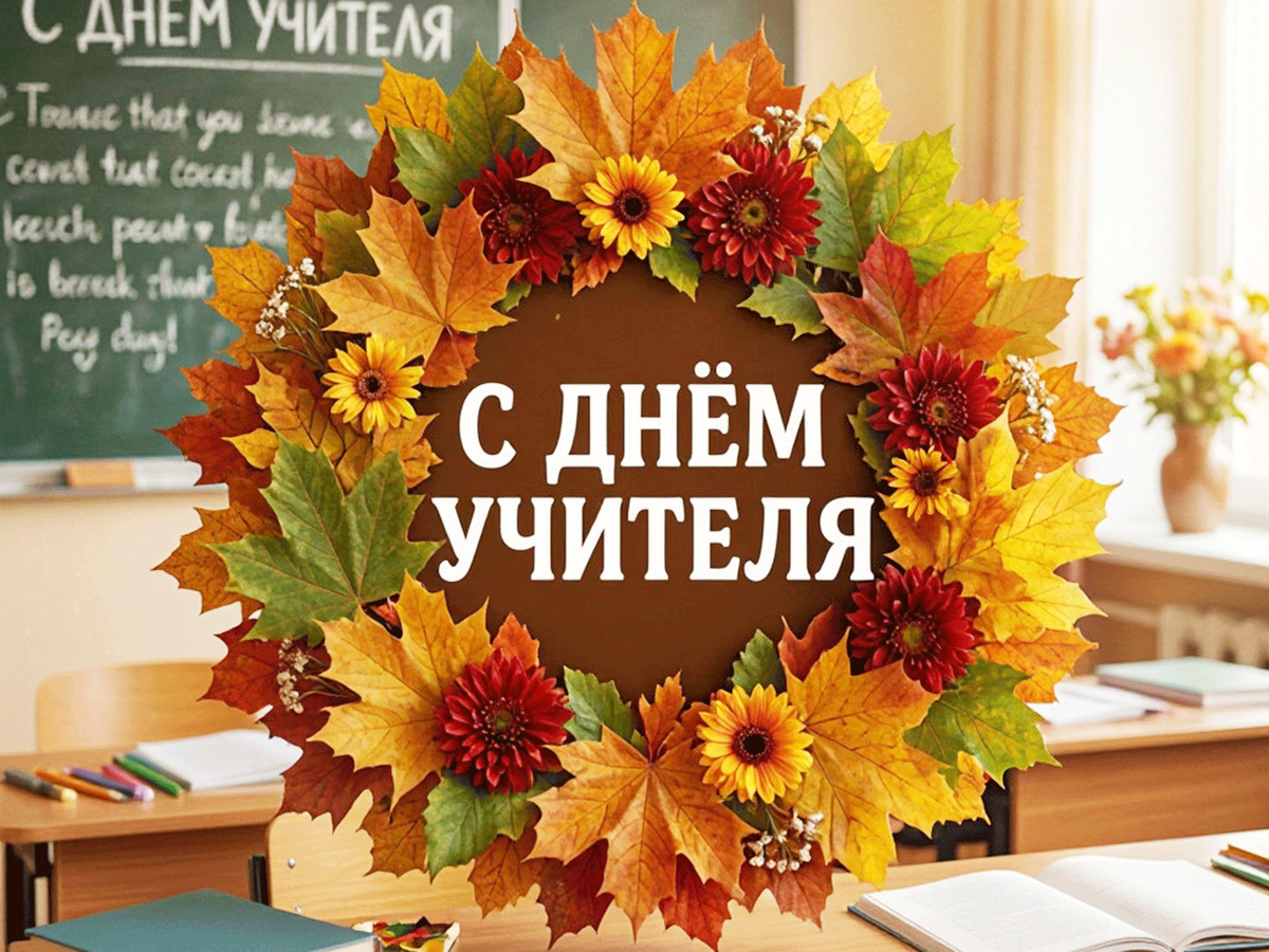 Глеб Никитин и Евгений Люлин поздравляют С Днём учителя