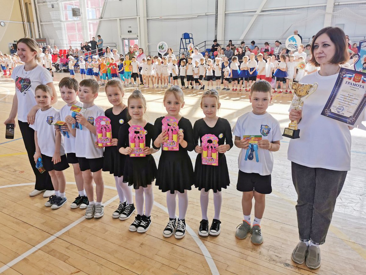 Детсадовцы показали класс в аэробике