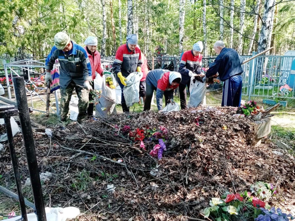 На кладбище в Борковке уберут свалки