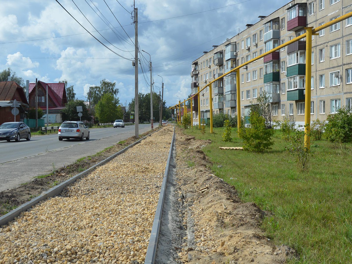 В городе идёт первый этап ремонта тротуара на улице Романова